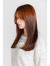 【サラツヤうるおい】カット+縮毛矯正　￥24750→13200