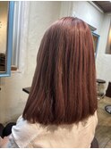 伸ばしかけの重めだけど透明感のあるスタイル