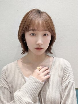 ロンド レグリーズ 立川(Lond leglise) ミニウルフレイヤーカット顔周り前髪韓国ショートボブ/立川