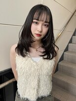 シクネ 新潟駅 万代(SHICUNE)&nbsp;【新潟/万代】ミディアムレイヤー　ハッシュカット