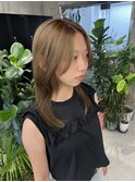 【MIZU】ブリーチなしベージュカラー