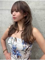 ヌエン 渋谷(NU/EN)&nbsp;海外ガール風ロングレイヤーカット/バタフライカット/小顔カット