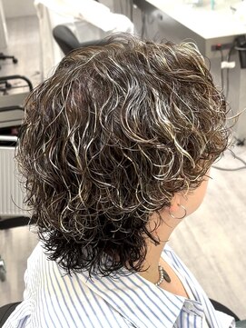 ビカムメンズヘアー 栄店(become men's hair) 名古屋栄サーフカール/メッシュパーマ/ハイライト/メンズ美容室