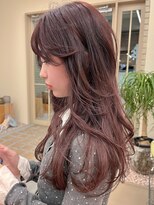 パークレーン アイス イヴェン(park lane ICI yeven)&nbsp;ブリーチなし　秋ラベンダー　バーガンディー/akari