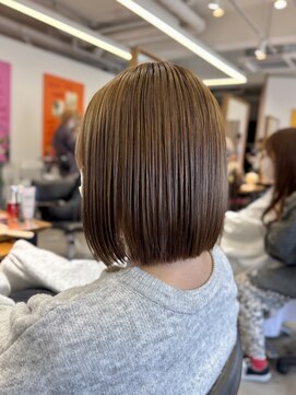 サニーズ(SUNNY'S by CONKS) オイルストレートで叶うツヤ感たっぷりボブ