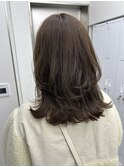 レイヤーカット/ミディアムレイヤー/くびれヘア/似合わせカット
