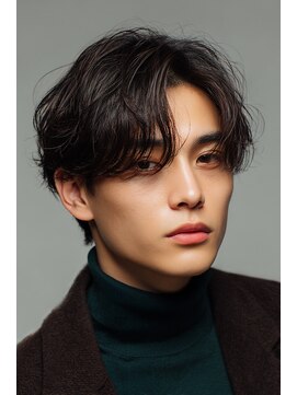 メンズ センターパート