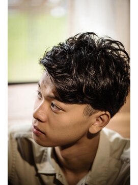 MEN'S  HAIR  フェザーツーブロック