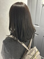 ブロック 日吉店(BLOC)&nbsp;前上がりミディアム×ブルーアッシュ