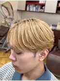 MEN’S HAIR/サーフカール/刈り上げセンターパート/柏駅