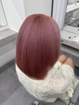 アイトーキョー 名古屋2nd(AI TOKYO) 大人甘いピンクベージュボブ