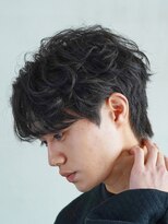 フィフスパーク(fifth PARK) 渋谷フェザーパーマ毛流れニュアンスパーマメンズビジネスヘア