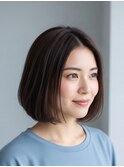 結べるワンレンボブ/川越/ボブ/ハイライト/白髪ぼかし/白髪染め