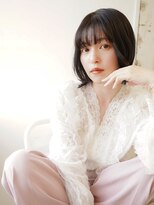 ラフィス ヘアー シーン 調布店(La fith hair scene) 【La fith】アッシュブラック×外ハネボブ