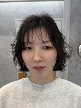 クララジャパン ヒノデ(CLALA JAPAN Hinode) ボブ　パーマ　デジタルパーマ　前髪カット　顔まわりカット