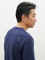 エムエイチバーバー 肥後橋(MH THE BARBER) 大人の毛流れアップバングショート【肥後橋駅・西梅田・本町】