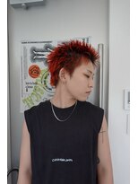 ウーズ ハラジュク(Ooze.HARAJUKU) ハッシュカットグレージュデザインカラーツートーンカラー原宿