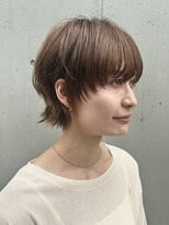 ピークアブー 原宿ハラカド(PEEK-A-BOO)&nbsp;☆顔まわりレイヤーマッシュウルフくびれショートボブ原宿30代
