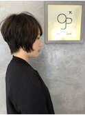 前下がりフリンジショート☆