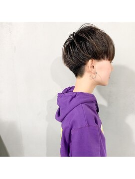 タグ(#tag) #メンズライクな刈り上げマッシュ