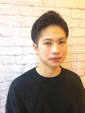 ヘアサロン 銀座マツナガ新宿店(hair salon) ワイルドツーブロックアップバング【新宿/理容室/バーバー】