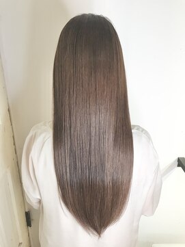 カンナヘアーメゾン(Canna hair maison) 【梅田中津canna】縮毛矯正　思わず触りたくなるサラ艶髪に♪