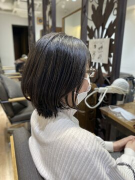 ヘアリゾート粋 リマ 銀座店(lima) 冬にぴったり、ボブレイヤー【銀座駅徒歩5分/新橋駅徒歩5分】