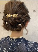 【白鳥未来】編み込みヘアアレンジ