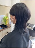 【見附　今町】縮毛矯正　マッシュウルフ　刈り上げ