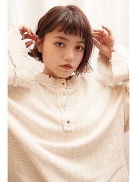 ネオリーブエクラ 上野御徒町店(Neolive eclat) ・オン眉ボブ・