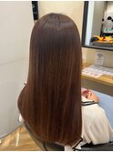 ベージュカラー×ケラチントリートメント