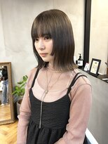 スワッグ(Swag) olive beige /顔まわりぷつっとcut