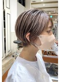丸みショート×ハイトーンカラー☆
