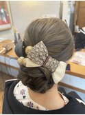 お祭りヘアセット