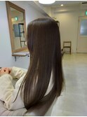 METEOカラーでオリーブアッシュ