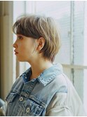 ハイトーンショートボブ/20代/30代/40代/50代/岡山/表町
