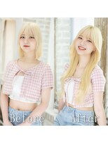 ARビューティー ギンザ(AR Beauty Ginza)&nbsp;バターブロンド#シールエクステ#韓国#ヨシンモリ#抜きっぱ#銀座
