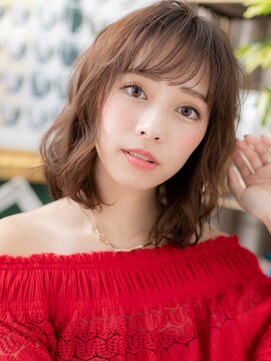 カバーヘア ブリス 大宮西口(COVER HAIR bliss) 大人可愛いくせ毛風ウェーブ巻きくびれヘアh3大宮20代30代40代!