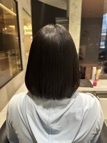 アヴァンスクロス あべのルシアス店(AVANCE.CROSS)&nbsp;ナチュラルボブ×縮毛矯正