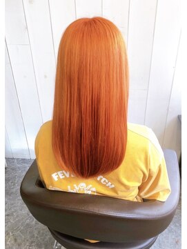 リリーヘアーリベート 浅草橋東口店(LiLiy hair LIBERT'E) ダブルカラー☆オレンジ  30代40代50代髪質改善カラー