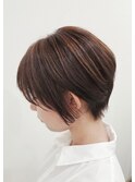 丸みショートボブ