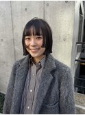 ワンポイントで楽しむ!ぷつっと顔周りボブ
