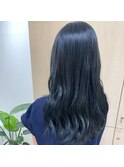 【安藤貴志】ブリーチ無し濃厚ブルーグレーカラー*