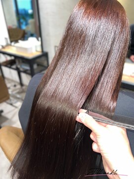 ジル アンク(Jill ankh) 《姫路 Jillankh》アッシュベージュ 赤み消し 髪質改善カラー