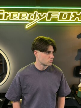 グリーディーフォックス 三軒茶屋(GreedyFOX) 波巻き/マッシュパーマ/ウルフ/ハイライト<理容室>