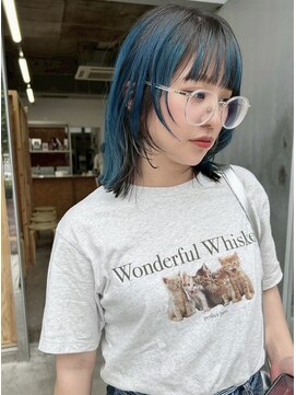 イン(in.) ルーツカラー/レイヤーウルフ/顔まわり