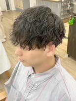 ネオリーブ クーロ メゾン 横浜(Neolive curro Maison)&nbsp;韓国マッシュ　波巻きツイストスパイラル[メンズ]フェザーパーマ