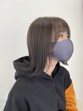 アロハナ 津店(ALOHANA) 韓国風外はねボブレイヤー！暗めカラーグレージュスタイル