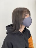 韓国風外はねボブレイヤー!暗めカラーグレージュスタイル