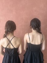 ヘアセット専門サロン by OKINAWA WATABE WEDDING 北谷店&nbsp;編みおろし